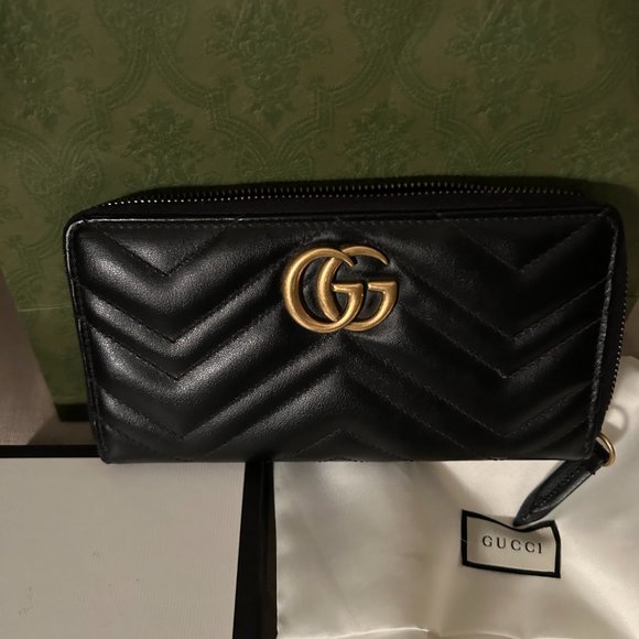 Gucci GG Marmont Zip Around Wallet - Picture 5 of 5